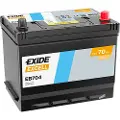 Exide Excell 12v 70ah 540a Eb704 Batterilader