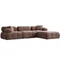 Hannah Home Hanah HomeHjørnesofa Puca 4-seterBrunHjørnesofaerFra Homeroom