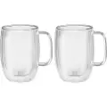 Zwilling 39500-114, Gjennomsiktig, Borosilikatglass, Rund, 2 stykker, Klar, 450 ml