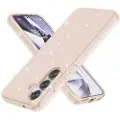 Mtp Products Samsung Galaxy S25 Stylish Glitter Series Hybrid-deksel - Gull