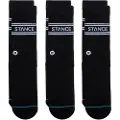 Stance Basic 3 Pack Crew Socks svart