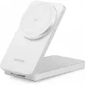 UGREEN Qi2 15w 2-In-1 Wireless Charger Magsafe Fast Charging Station White