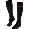 Falke SK Energizing Skisokker, Dame, Black/Neon Red