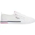 Pepe Jeans for girl. PGS30620 Trainers Brady Top white (38), Flat, Laces, Casual, Sustainable, children's fashion