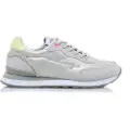 Mustang for woman. 60439 Silver Joggo shoes (38), Fabric, 1 to 3 cm, Laces, Casual, Sport, Multisport