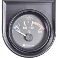 EQUUS 842109 Bil indbygningsinstrument Vand-/olietemperatur-visning måleområde 60 - 160 °C Standard Gul, Rød, Grøn 52 mm