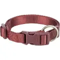 Trixie Premium halsbånd, sangria - Størrelse M - L: 35 - 55 cm Halsumfang, 20 mm bred