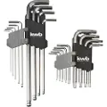 Kwb Sekskantnøgle-sæt 1.5 mm, 2 mm, 2.5 mm, 3 mm, 4 mm, 5 mm, 6 mm, 8 mm, 10 mm 8 dele