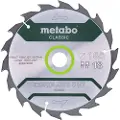 Metabo Sagblad 'cordless cut wood - classic', 165x20 Z18 WZ 20°