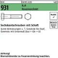 Lemvigh-Muller Stålbolt M 12X70 FZV DIN 931 8.8 - (50 stk.)