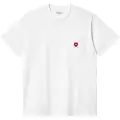 Carhartt WIP Pocket Heart T-skjorte hvit
