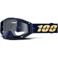 100% Goggles 100% RACECRAFT BAKKEN (Transparent Anti-Fog Glass + 10 Skidding) (NEW)