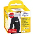 Avery AS0722560, Hvit, Avrundet rektangel, Avtagbar, Svart på hvitt, Rolle, Folie