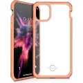 Itskins HYBRID SOLID cover til iPhone 11 Pro / XS / X. Koral og gennemsigtig