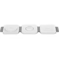 Goobay sammenleggbar 3-i-1 trådløs lader 15W - iPhone, Apple Watch, AirPods - hvit