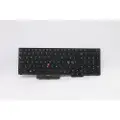 Lenovo Chicony - Erstatningstastatur for bærbar PC - med Trackpoint - bakbelysning - QWERTY - Nordisk - svart - FRU - for ThinkPad P15v Gen 1 P15v Gen 2 T15p Gen 1 T15p Gen 2