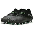 Puma FUTURE 8 PRO FG/AG Football Boots Youth, Shoes, Black/Cool Light Gray/Green, 31
