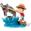 Banpresto One Piece Figurer: Lokale Sjømonsterhistorier Vsmonkey Dluffy 7 Cm