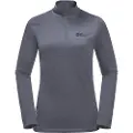 Jack Wolfskin Sky Thermal Half Zip Langarmet T-skjorte
