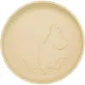 Rätt Start Silikonplate Mumin med sugekopp, Latte Beige