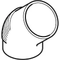 Geberit Bøjning Silent db20 160mm-45gr