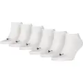Puma Sneaker Socks Unisex (6-Pack), Clothing, White, 35-38
