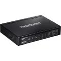 Trendnet TPE TG611 - Switch - 4 x 10/100/1000 (PoE+) + 1 x 10/100/1000 (opplink) + 1 x Gigabit SFP - stasjonær - PoE+ (65 W) - TAA-samsvar