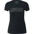GUESS Cn Logo Lace Kortarmet T-skjorte