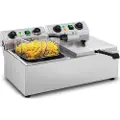 Royal Catering Gruzdintuvė justerbar catering elektrinė TIMER 230 V 2 x 3200W 2 x 10 L