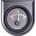 EQUUS 842052 Bil indbygningsinstrument Amperemeter måleområde -50 - +50 A Standard Gul, Rød, Grøn 52 mm