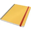 Leitz Cosy - Notisbok - spiralbundet - B5 (176 x 250 mm) - 80 ark / 160 sider - rutet - varm gul - laminert kartong