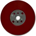 3M 64858 3M høyytelses støtteplate flat, rød, 125 mm, M14, fleksibel diameter 125 mm (64858)