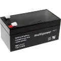 Multipower PB-12-3,4-4,8 Blybatteri 12 V 3.4 Ah Blyfleece (B x H x T) 134 x 66.5 x 67 mm Fladstik 4,8 mm Vedligeholdelsesfri, Lav selvafladning,