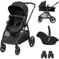Maxi-Cosi Zelia3 Set Essential Black (Zelia3 & CabrioFix I-Size & Adap