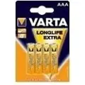 Varta Longlife Extra - Batteri 4 x AAA / LR03 - Alkalisk