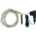 Sirius Trille Stjernelyskæde - 125 LED - Klar/Grøn