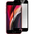 ESTUFF Titan Shield - Skjermbeskyttelse for mobiltelefon - full deksel - glass - rammefarge svart - for Apple iPhone SE (2nd generation)