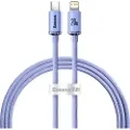 Baseus Crystal cable USB-C to Lightning 20W PD 2m (violet)