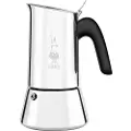 Bialetti Venus, 0,17 L, Sort, Rustfrit stål, 4 kopper, Rustfrit stål, Venus Induction,