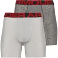 Under Armour Charged Tech 6in 2 Pack 1363619-011 S Szare