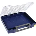Cimco Boxxser 80, Verktøy boks, Polykarbonat (PC), Polypropylen, Blå, Gjennomsiktig, 20 kg, Hengsel, 465 mm