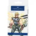 Faber-Castell 267191, Grafittblyant, Sort, Blå, Hvit, 0,3 mm, Kartong, 11 stykker