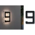 Paulmann PL79850, Vegglys, Sort, IP44, Fasade, III, Ikke-utskiftbare pærer