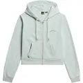 Superdry Essential Logo Cropped Genser Med Hel Glidelås