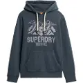 Superdry Lo-fi Outdoor Mono Relaxd Hettegenser