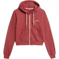 Superdry Essential Logo Cropped Genser Med Hel Glidelås