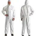 3M 4510, Hvit, XXL, Voksen, Unisex, Glidelås, Front