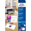 Avery Visitkort Avery C32028-25 hvid blank 85x54 mm til inkjetprinter 240g - (8 stk. x 25 ark)