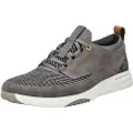 Clarks for man. 26181629 Easeway Sport grey leather shoes (42), Flat, Suede, Laces, Casual