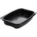 Bistro Bakke Bistro 1-rum 980 ml 254x174x42 mm PP sort - (karton á 6 poser x 50 stk.)